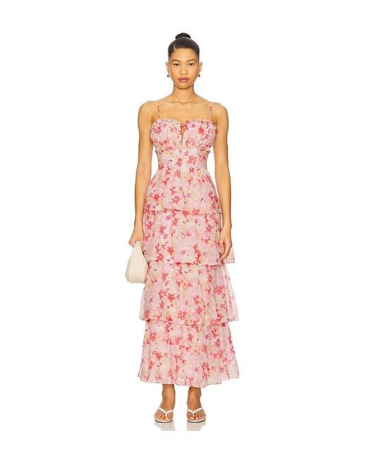 Astr Pink Vonnessa Dress