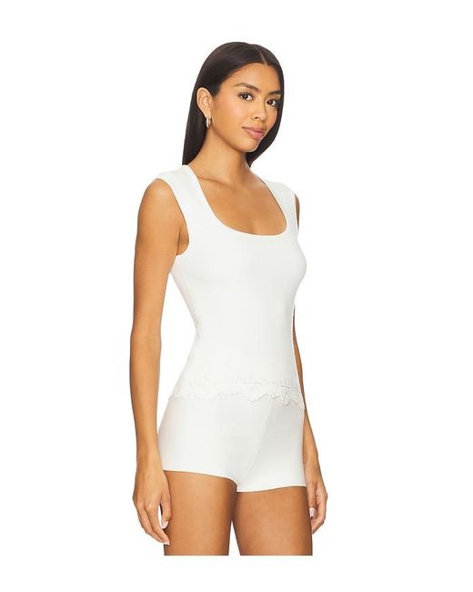 Astr White Ellamay Sweater Top