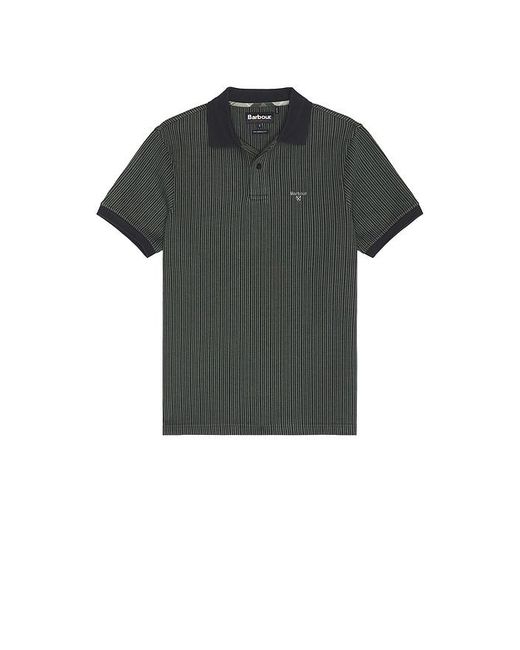 Barbour Black Harworth Tailored Polo for men