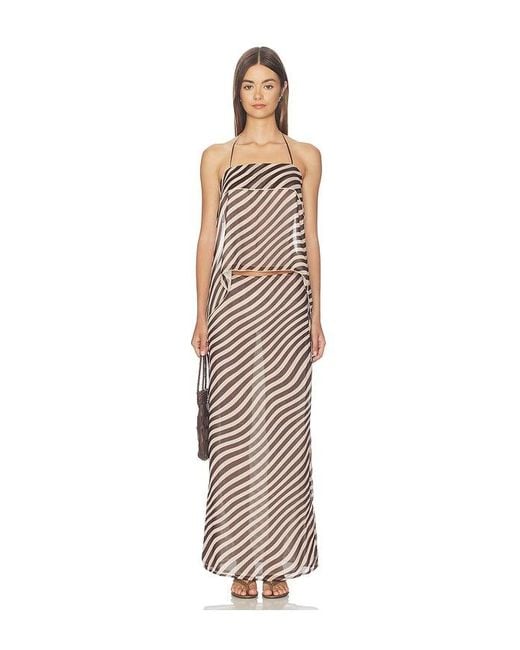 ALL THE WAYS Natural Jade Maxi Skirt