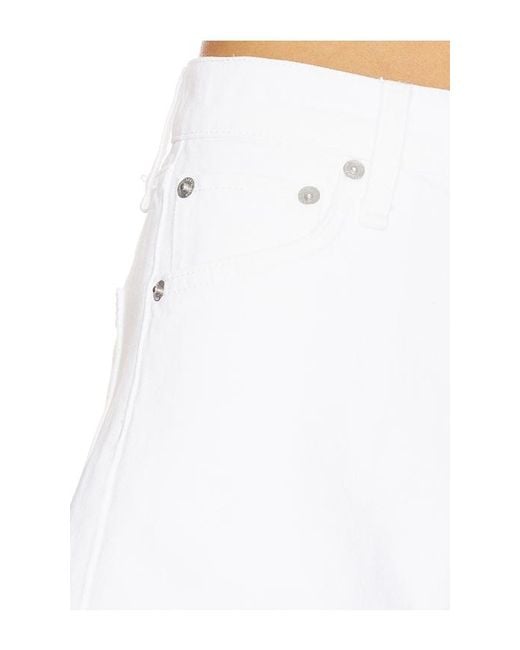 Rag & Bone White Kaia Shorts