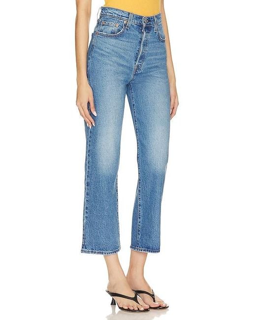 Levi's Blue Ribcage Straight Ankle