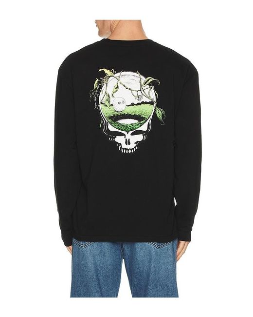 Malbon Black X Grateful Dead Gorse Tee for men