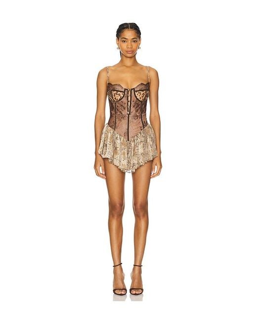 The Dolls House Multicolor Roxanna Playsuit