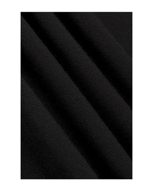 SRG Black Finlay Knit Halter Top