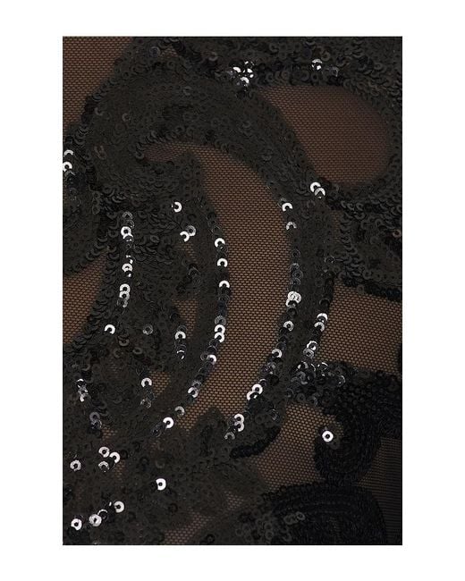 Norma Kamali Black Long Sleeve Crew Neck Catsuit