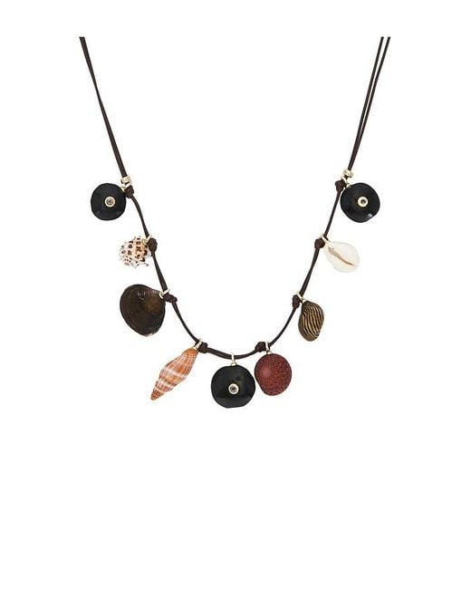 Eliou Black Moku Wrap Necklace