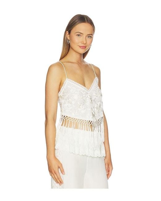 LoveShackFancy White Annemarie Top