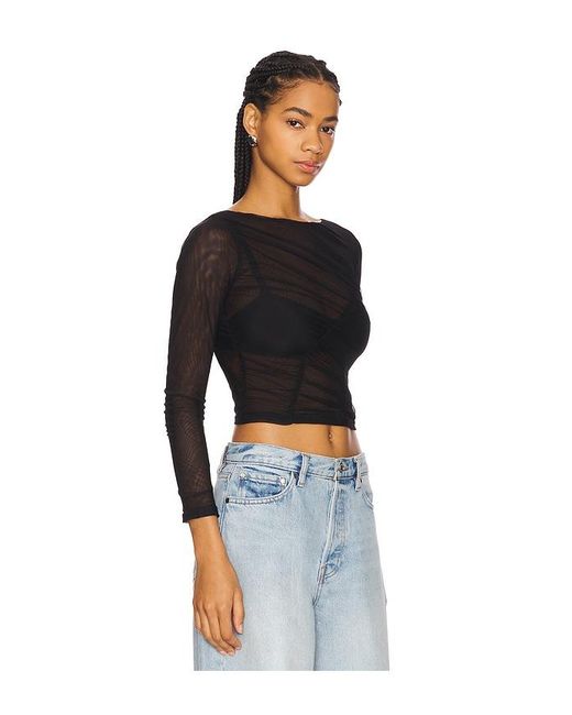 SNDY'S Black Elodie Top