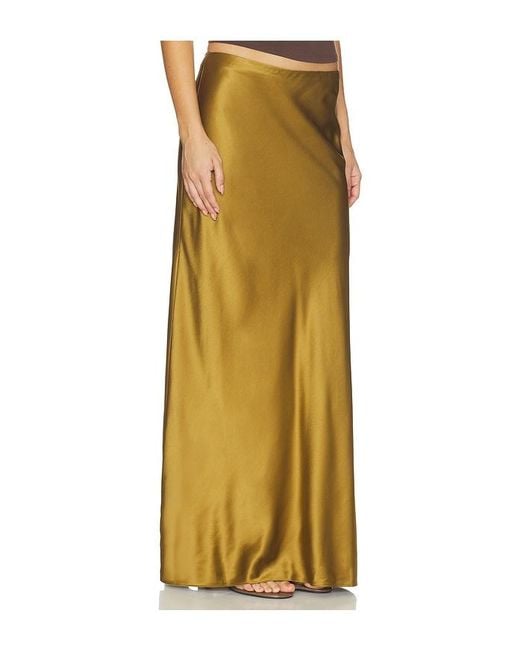 SRG Yellow Marion Silk Skirt