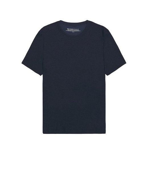 Beyond Yoga Blue Always Beyond Crew Tee for men