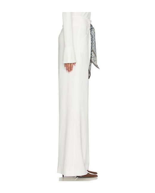 Veronica Beard White Tai Pant