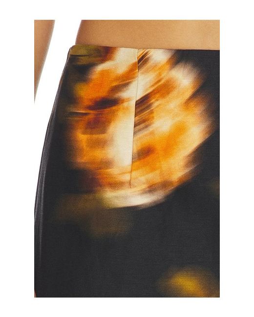 Clea Orange Morgan Skirt