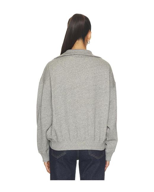 Polo Ralph Lauren Gray Arctic Fleece Knit Long Sleeve Mock Neck Sweatshirt