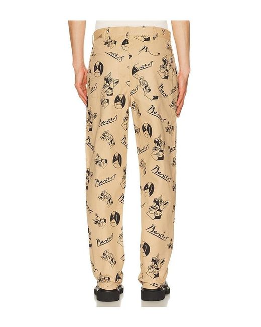 Market Natural Smiley Cubism Double Knee Pant for men