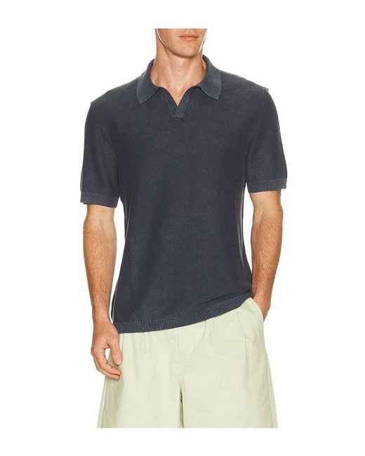 Rails Blue Baker Polo for men