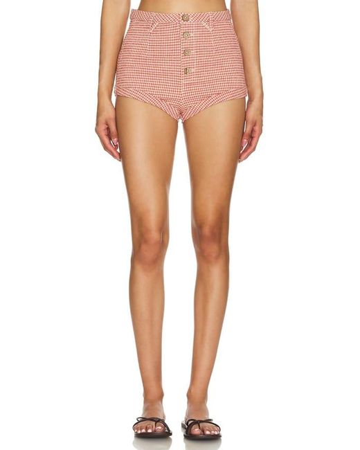 Free People Multicolor X Revolve Checked Out Plaid Brief