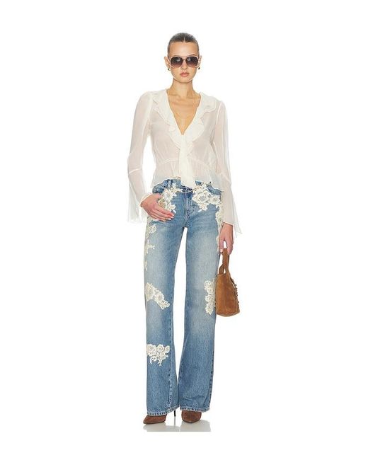 Tularosa Blue Isola Blouse