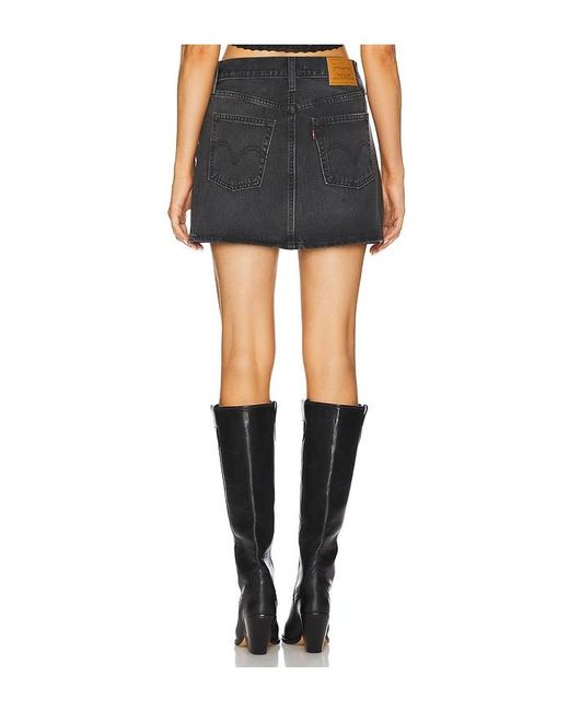 Levi's Black Icon Skirt