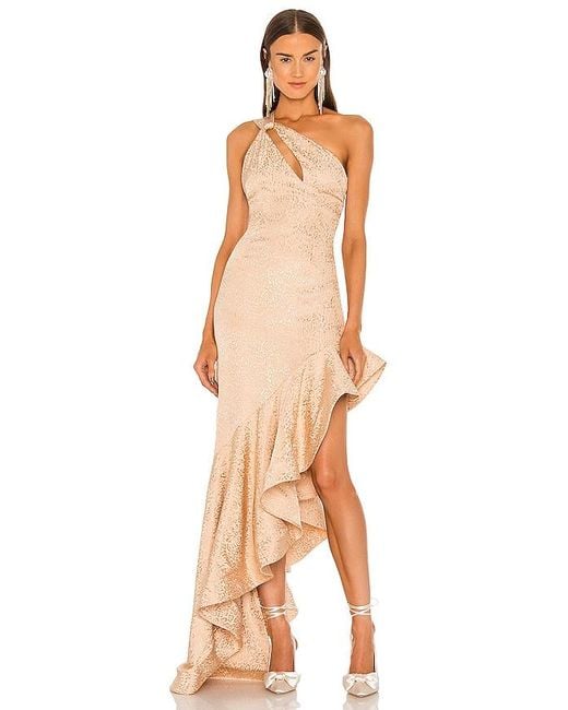 Lovers + Friends Natural Heidi Gown