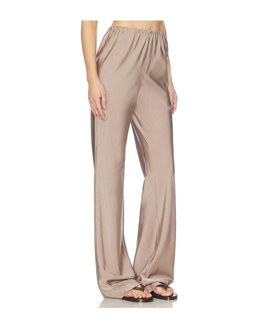 ALL THE WAYS Natural Larissa Satin Pant