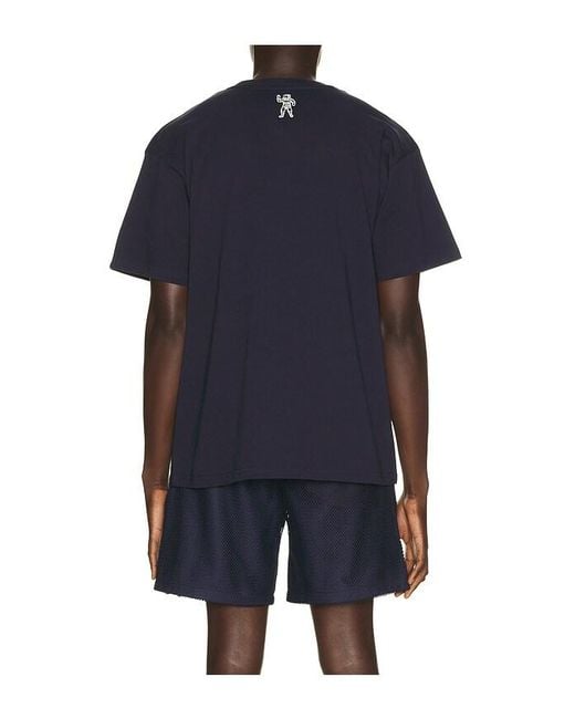 BBCICECREAM Blue Helmet Short Sleeve Tee for men