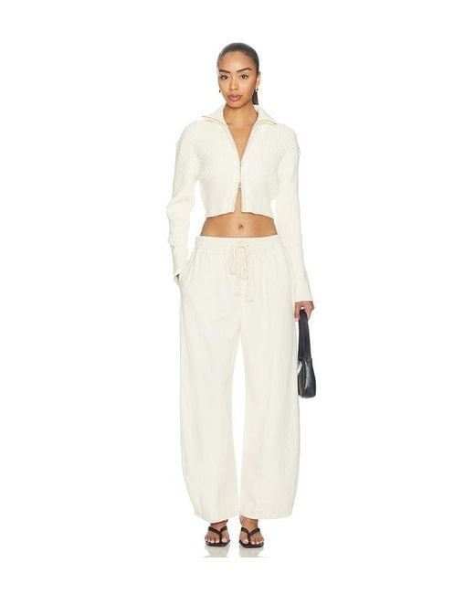 Lioness White Priority Knit Cardigan