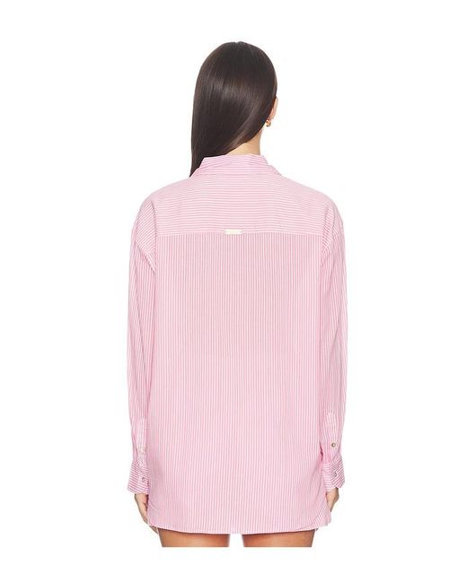 Seafolly Pink Stripe Shirt