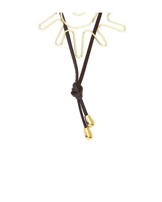 Eliou Black Sun Wrap Necklace