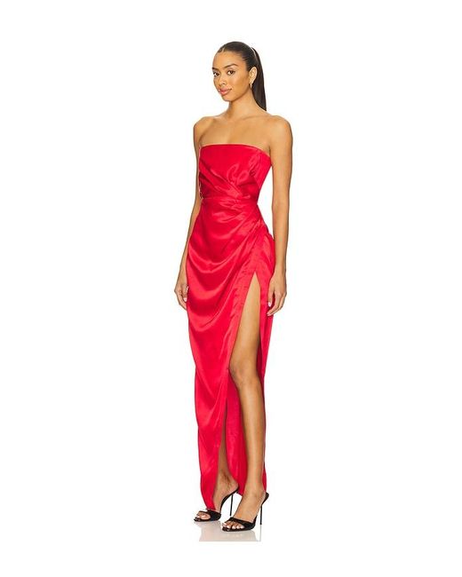 Nookie Red X Revolve Alina Gown