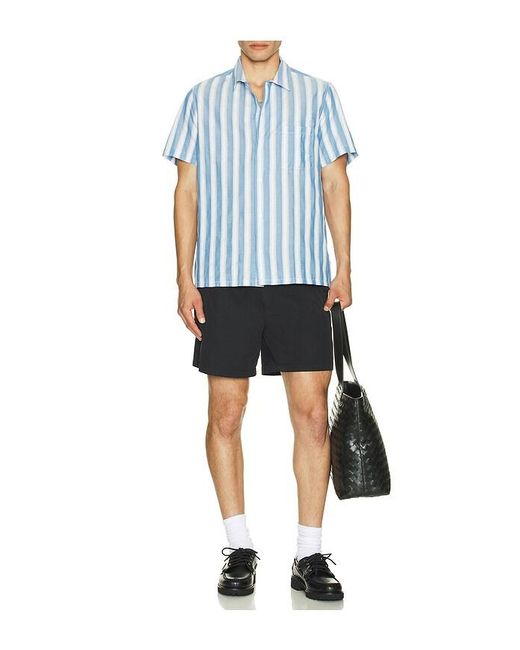 Samsøe & Samsøe Blue Saavan Jf Shirt for men