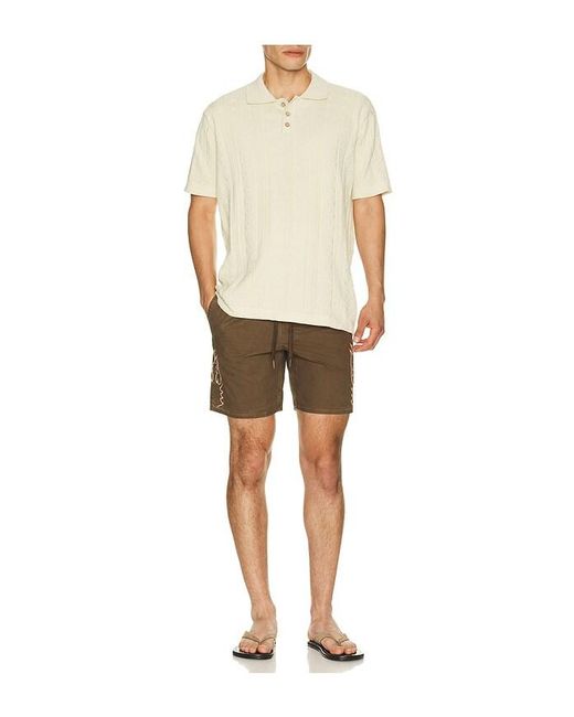 Rhythm Brown High Plains Jam Short for men