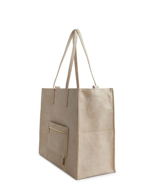 beige work tote
