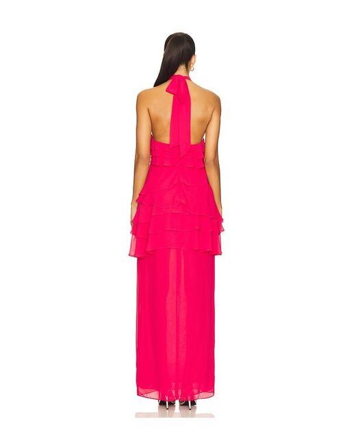 Lovers + Friends Pink Zuri Gown