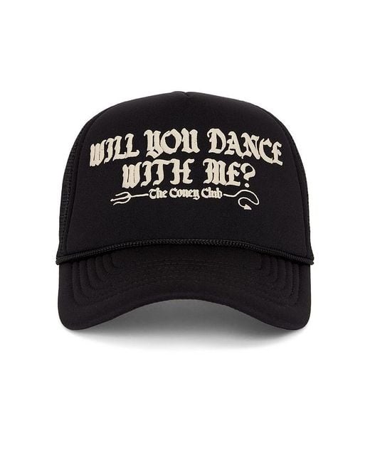 Coney Island Picnic Black Dance Trucker Hat for men
