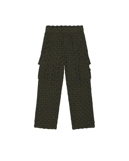 Isa Boulder Green Rectangle Pants for men