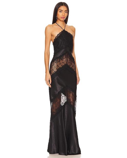 Lovers + Friends Black Cailey Gown