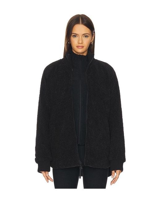 Beyond Yoga Black Reversible Quilted Jacket