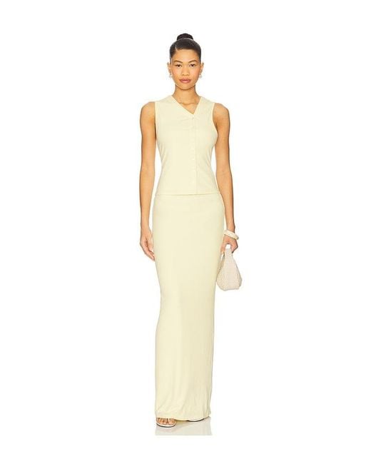ALL THE WAYS White Iris Maxi Skirt Set