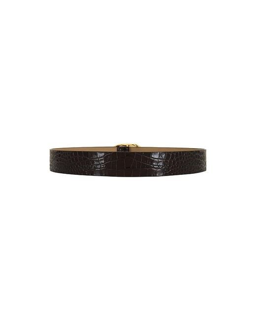 B-Low The Belt Black Kyra Croco Belt