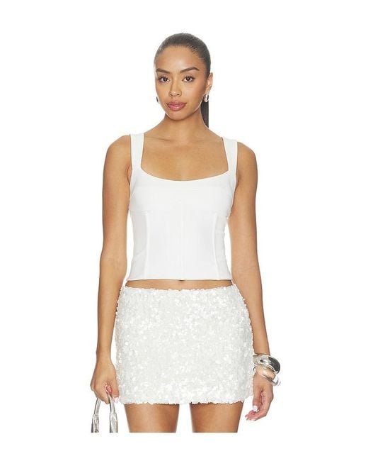 Runaway the Label White Orion Bustier