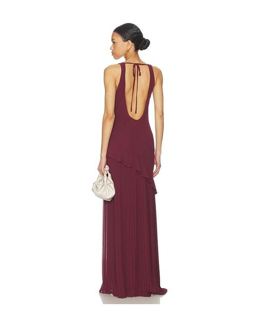 Lovers + Friends Purple Marleen Gown