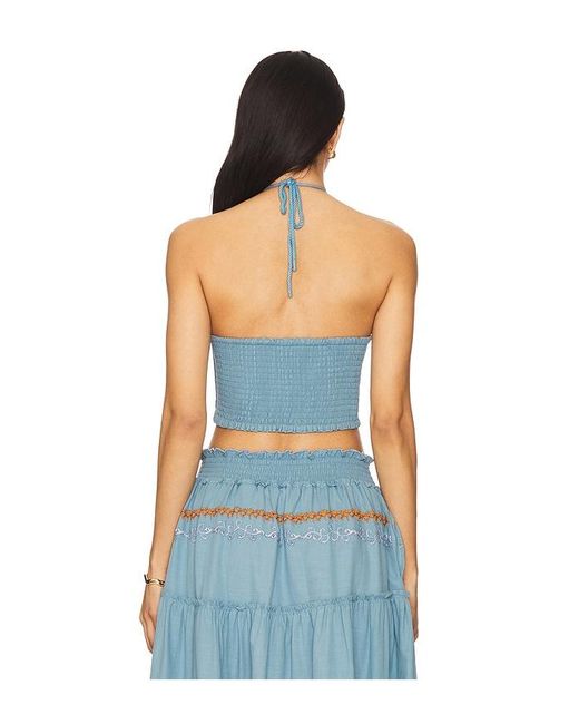Agua Bendita Blue X Revolve Serenity Crop Top