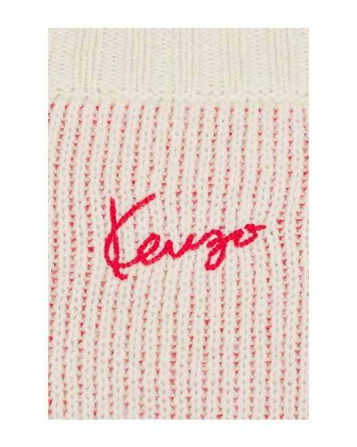 KENZO Natural Trompe 'Oeil Cardigan