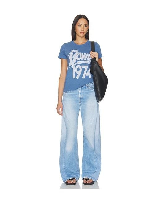 Junk Food Blue David Bowie 1974 Tee