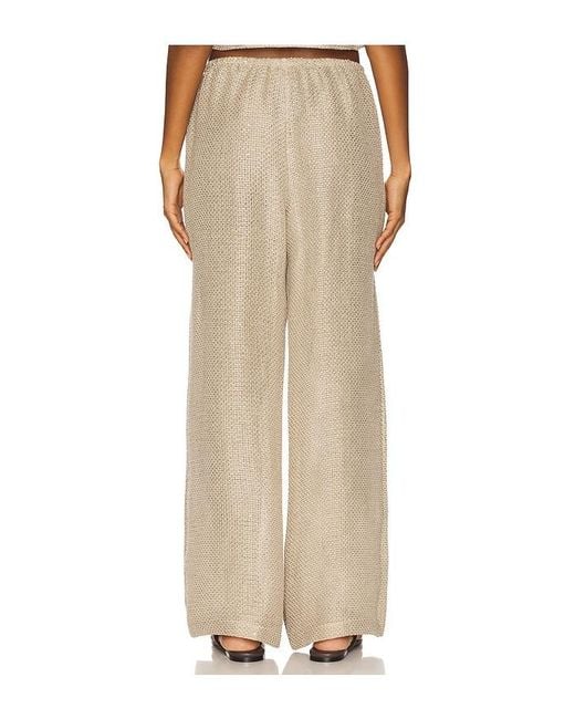 Leset Natural Stella Wide Leg Pant