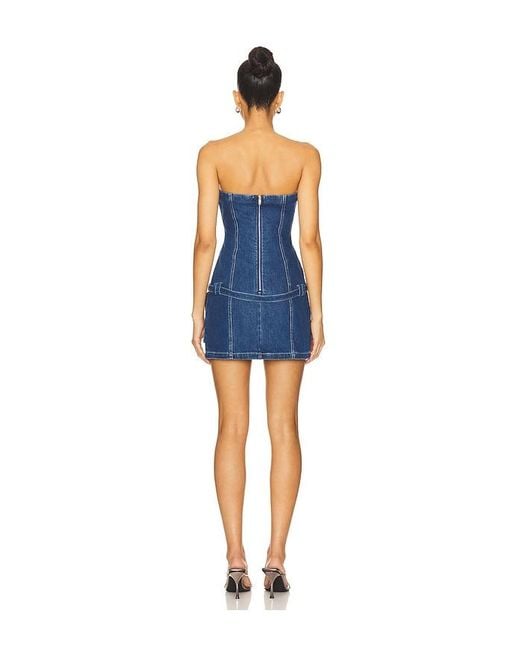 BY.DYLN Blue Renae Mini Dress
