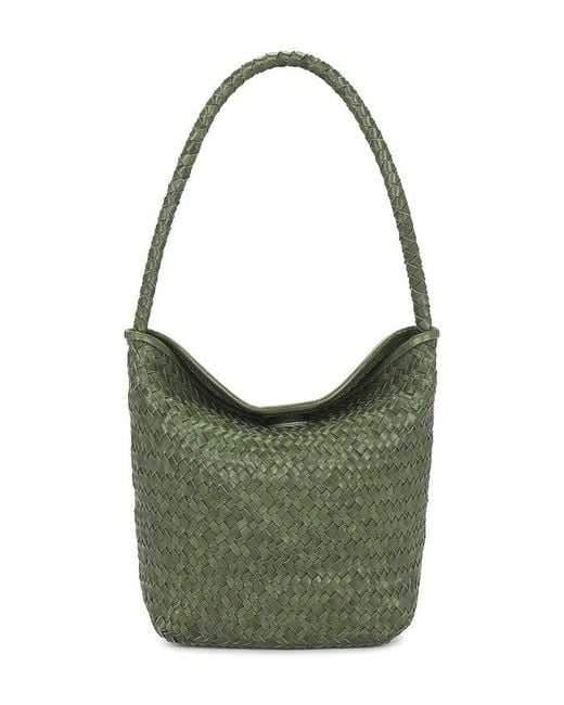 Madewell Green Handwoven Shoulder Bag