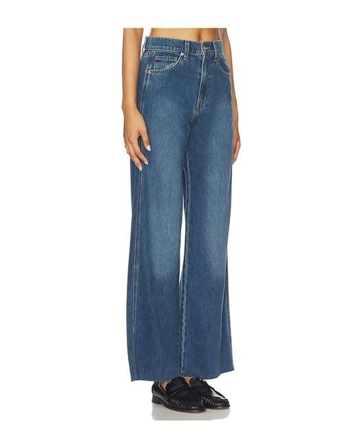 Veronica Beard Blue Taylor Cropped Wide Leg