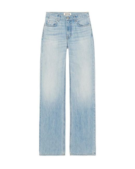 GRLFRND Blue Danie Mid Rise Boot Jeans